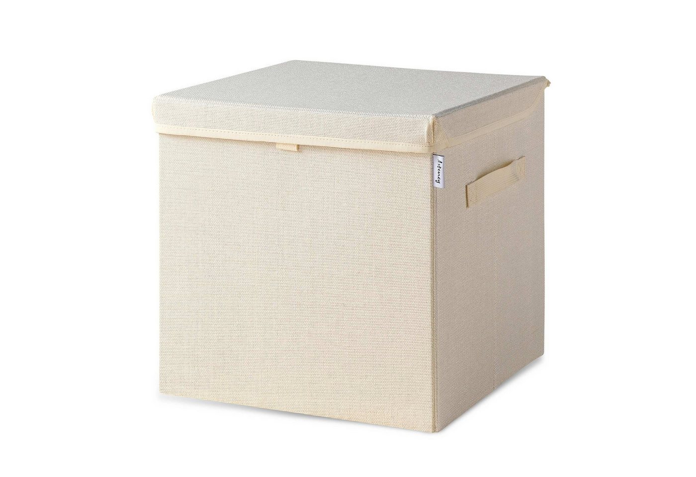 Lifeney Faltbox Aufbewahrungsbox mit Deckel, Creme Lifeney Faltbox Aufbewahrungsbox mit Deckel, Creme von Lifeney