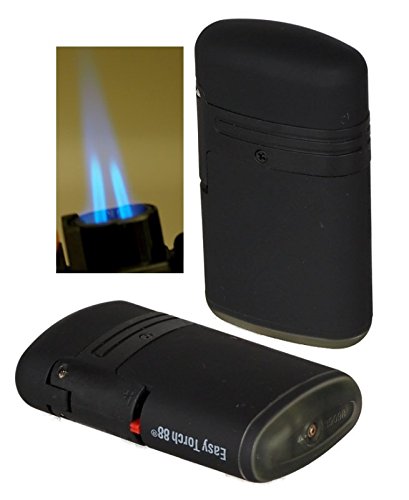 Lifestyle-Ambiente Doppel - Jetflamme-Feuerzeug - Sturmfeuerzeug Torch 88 inkl Tastingbogen von Lifestyle-Ambiente