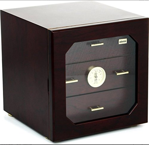 Lifestyle-Ambiente Adorini Humidor Chianti Rosenholz medium Deluxe V-1060 inkl Tastingbogen von Lifestyle-Ambiente