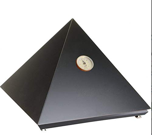 Lifestyle-Ambiente Adorini Humidor Pyramid M Schwarz - Deluxe inkl Tastingbogen von Lifestyle-Ambiente