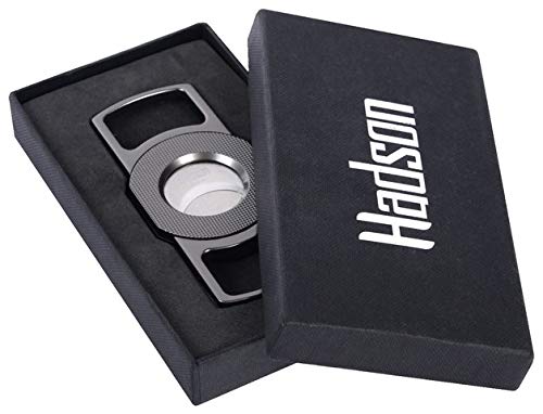 Lifestyle-Ambiente Hadson Design Zigarrencutter Gunmetal matt inkl Tastingbogen von Lifestyle-Ambiente