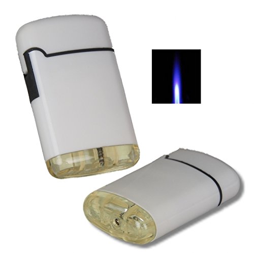 Lifestyle-Ambiente Jetflamme-Feuerzeug - Sturmfeuerzeug White inkl Tastingbogen von Lifestyle-Ambiente
