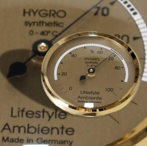 Lifestyle-Ambiente Profi-Haar-Hygrometer gold-groß Made in Germany Lifestyle-Ambiente Profi-Haar-Hygrometer gold-groß Made in Germany von Lifestyle-Ambiente