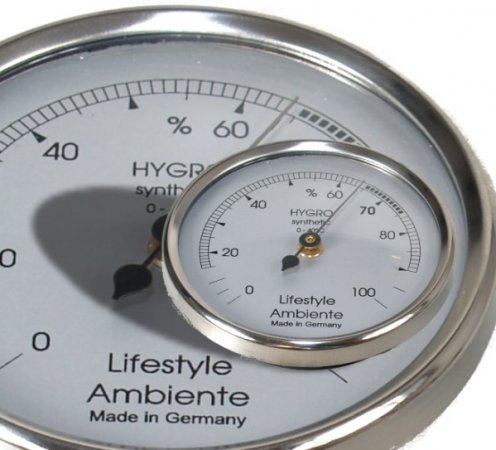 Lifestyle-Ambiente Profi-Haarhygrometer silber-klein Made in Germany Lifestyle-Ambiente Profi-Haarhygrometer silber-klein Made in Germany von Lifestyle-Ambiente