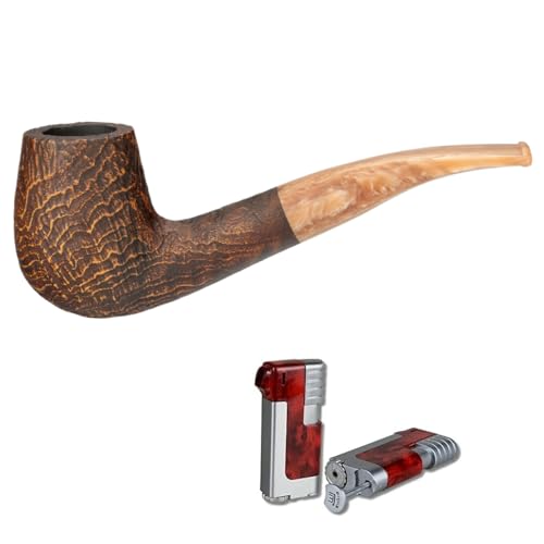 Vauen Pfeife Dante Sand 5672 + Necuma Pfeifenfeuerzeug von Lifestyle-Ambiente