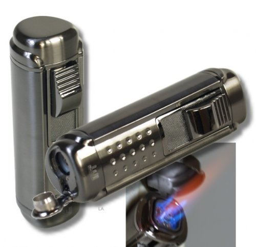WinJet Zigarren Feuerzeug Titan 4fach Jetflamme-Bohrer 2 inkl. Lifestyle-Ambiente Tastingbogen von Lifestyle-Ambiente