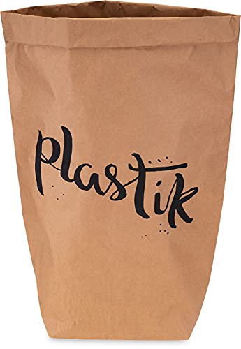 Lifestyle Lover Papiersack Paper Bag Sack Kraftpapier Beutel Mülleimer Braun (Plastik) von Lifestyle Lover