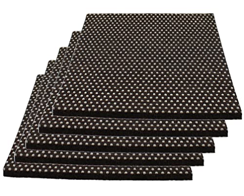 Lifeswonderful - 5 Stück - Rutschfeste selbstklebende 100 x 100mm Filzpads für Sofas, Betten, Tische und andere Anwendungen von Lifeswonderful