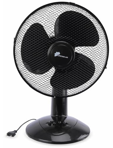 Ventilator, Tischmodel, 38W, 30cm, schwarz von Lifetime Air