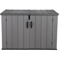 Kunststoff Gerätebox Aufbewahrungsbox Grau/Braun 108x191x131 cm - Lifetime von Lifetime