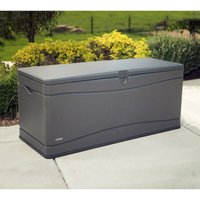 Xxl Kunststoff Kissenbox, Polsteraufbewahrung, 495 l carbongrau 61 x 153 x 68 cm (l x b x h) - Lifetime von Lifetime