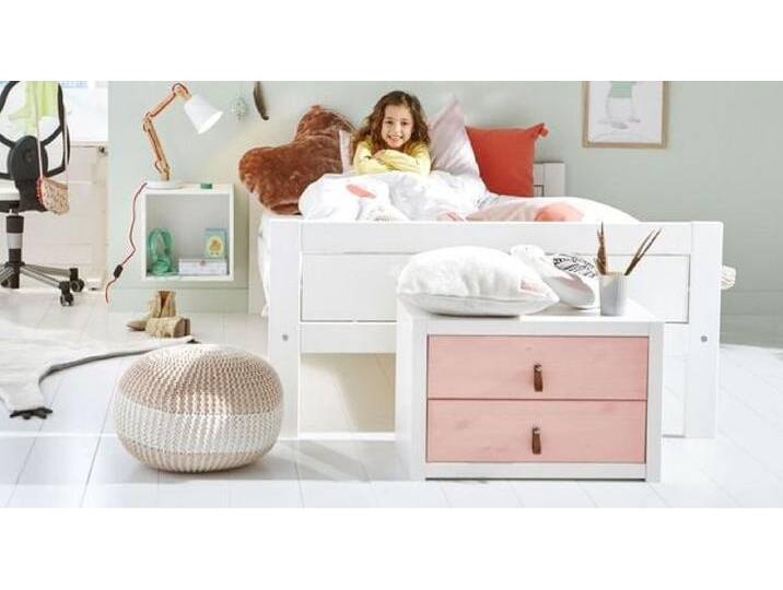 LIFETIME Jugendbett Original Kiefer Massivholz mit Lattenrost 140x200cm von Lifetime