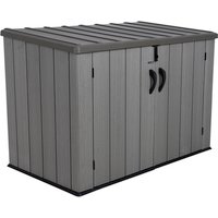 LIFETIME Mülltonnenbox, 720 l, Grau/Braun von Lifetime