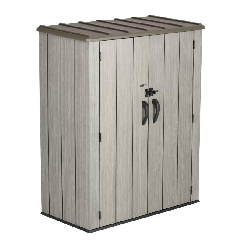 Lifetime Geräteschrank dunkelgrau Kunststoff 1,51m³ 70 x 136 x 172 cm von Lifetime
