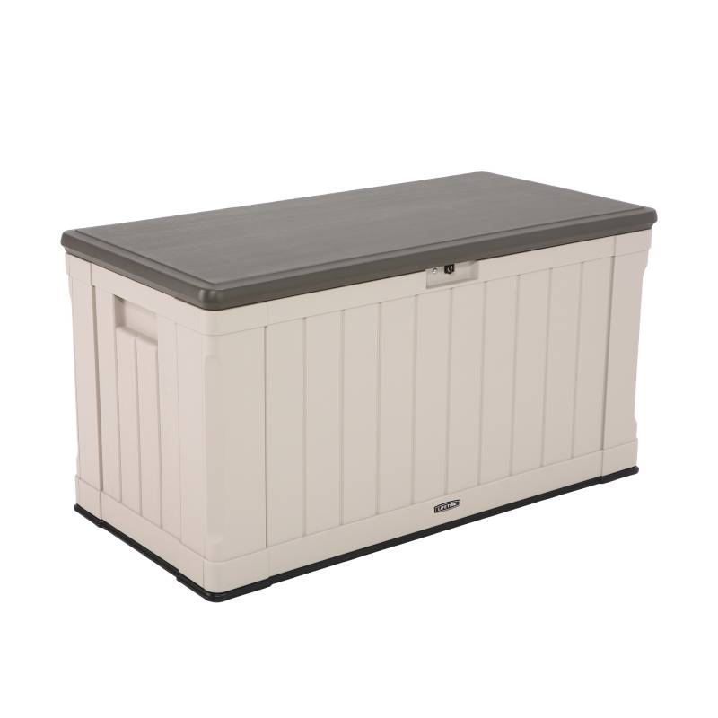 Lifetime Kissenbox 'Harmony' Kunststoff lichtgrau 440 l 64 x 128 x 67 cm von Lifetime