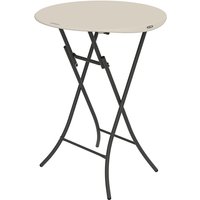 Lifetime Kunststoff Klapptisch Partytisch Bistrotisch Weiß Ø84x110 cm von Lifetime