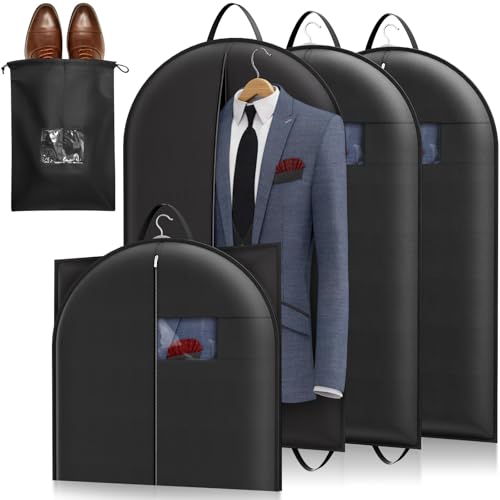Lifewit 3 x Kleidersäcke und Schuhsack, verbesserte Materialstärke 120 GSM, Premium Anzug Kleiderhülle, Reise Essential Atmungsaktiv Wasserdicht Anzug Tasche, 100 x 60 cm Lifewit 3 x Kleidersäcke und Schuhsack, verbesserte Materialstärke 120 GSM, Premium Anzug Kleiderhülle, Reise Essential Atmungsaktiv Wasserdicht Anzug Tasche, 100 x 60 cm von Lifewit