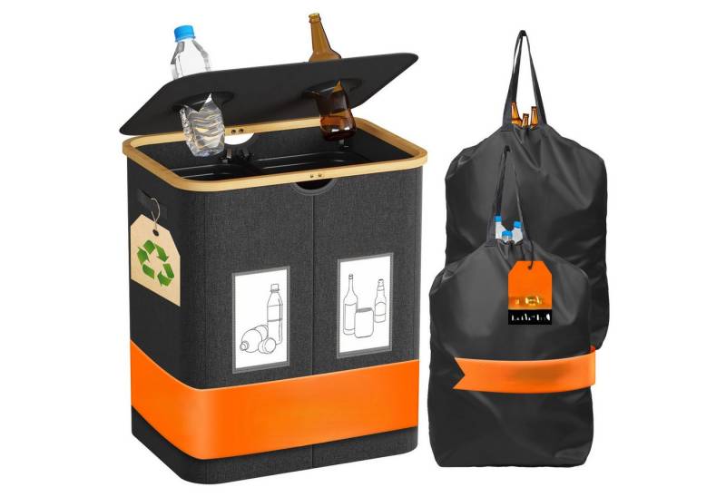 Lifewit Müllsackständer Pfandflaschen Sammelbehälter, Flaschen Organizer mit Deckel Lifewit Müllsackständer Pfandflaschen Sammelbehälter, Flaschen Organizer mit Deckel von Lifewit