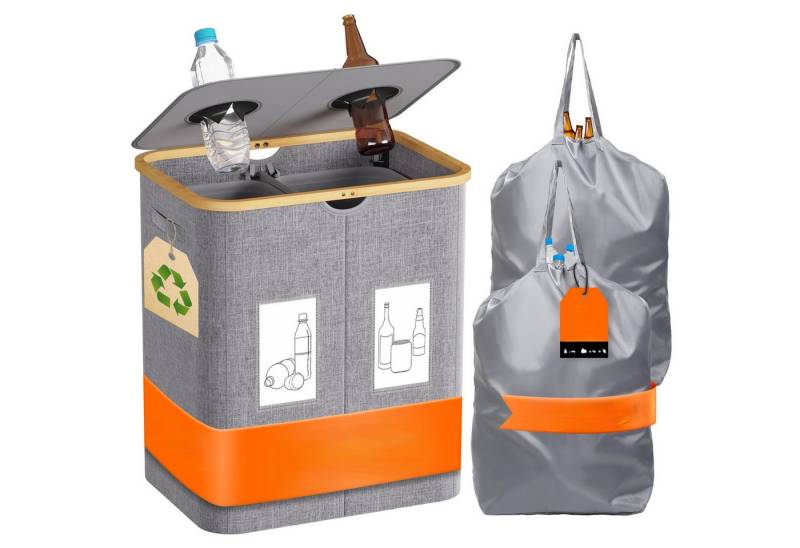Lifewit Müllsackständer Pfandflaschen Sammelbehälter, Flaschen Organizer mit Deckel Lifewit Müllsackständer Pfandflaschen Sammelbehälter, Flaschen Organizer mit Deckel von Lifewit