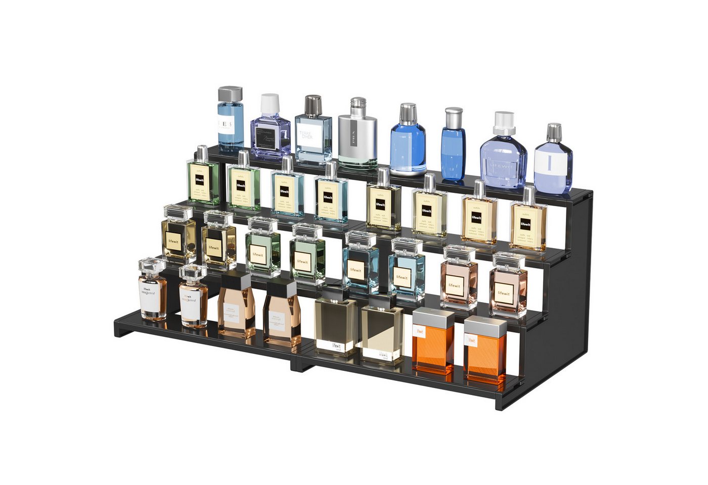 Lifewit Stufenregal Multifunktionales Regal für Kölnisch Wasser, Figuren, Sammlerstücke., 2-tlg. Lifewit Stufenregal Multifunktionales Regal für Kölnisch Wasser, Figuren, Sammlerstücke., 2-tlg. von Lifewit