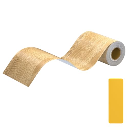 Lifuncren 10 cm x 15 m Tapetenbordüre Selbstklebend, Wasserdichtes Selbstklebende Bordüre Wandtattoo, Klebeband Holzoptik, Holzmaserung Reparatur Klebeband für Möbel Tür Boden Küche (Gelbes Teakholz) Lifuncren 10 cm x 15 m Tapetenbordüre Selbstklebend, Wasserdichtes Selbstklebende Bordüre Wandtattoo, Klebeband Holzoptik, Holzmaserung Reparatur Klebeband für Möbel Tür Boden Küche (Gelbes Teakholz) von Lifuncren