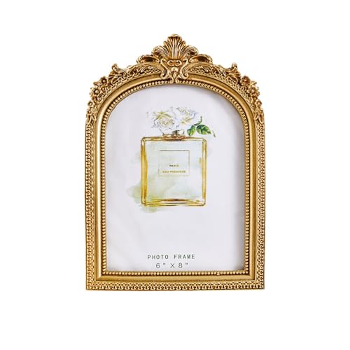 Lifup Bilderrahmen für Wohnzimmer Schlafzimmer Arbeitszimmer Retro Fotorahmen Gold 17 cm x 24.8 cm Lifup Bilderrahmen für Wohnzimmer Schlafzimmer Arbeitszimmer Retro Fotorahmen Gold 17 cm x 24.8 cm von Lifup