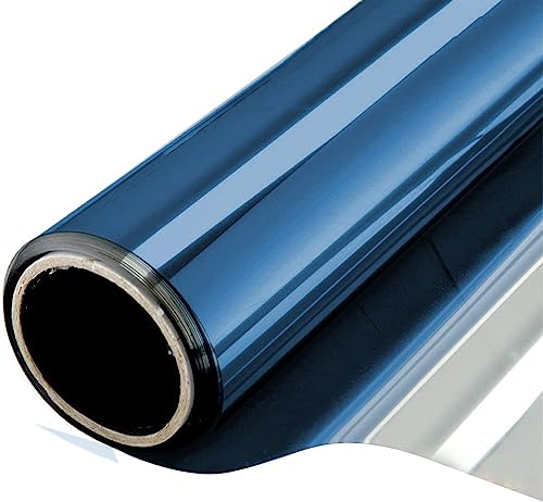 Lifup Fensterfolie Spiegelfolie Sichtschutzfolie Fenster mit Anti-UV, UV-Schutz Reflektierende Fenster Blickdicht Selbsthaftend Blau Silber 90 x 400 cm Lifup Fensterfolie Spiegelfolie Sichtschutzfolie Fenster mit Anti-UV, UV-Schutz Reflektierende Fenster Blickdicht Selbsthaftend Blau Silber 90 x 400 cm von Lifup