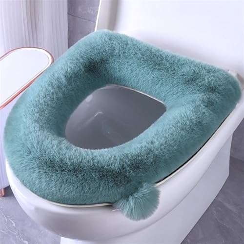 Lifup Toilettensitzbezug Pad mit Griff und Reißverschluss, Dicker Weich Warm WC Sitzkissen Grün 38 x 44 cm Lifup Toilettensitzbezug Pad mit Griff und Reißverschluss, Dicker Weich Warm WC Sitzkissen Grün 38 x 44 cm von Lifup