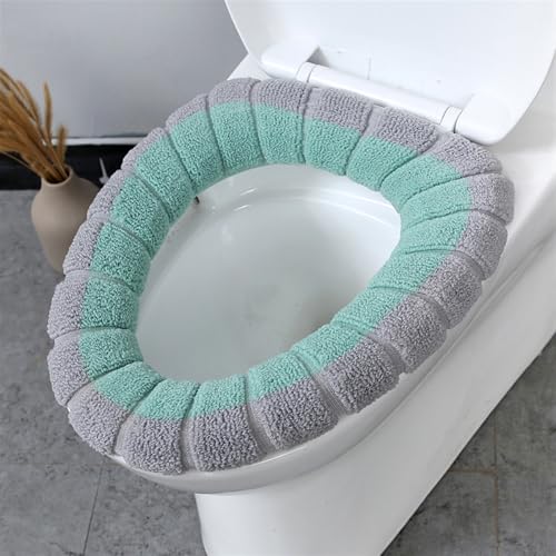 Lifup Toilettensitzbezug Pads Weich Waschbar, WC Sitzbezüge Toilettendeckel Abdeckung Kissen Graugrün 32 x 32 cm Lifup Toilettensitzbezug Pads Weich Waschbar, WC Sitzbezüge Toilettendeckel Abdeckung Kissen Graugrün 32 x 32 cm von Lifup