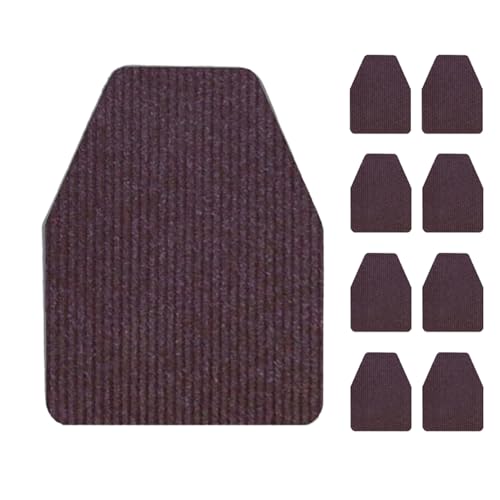 Lifup Urinalmatten rutschfeste Absorbierende Wasseraufnahme für Herren Badezimmer Toiletten Braun 8 Stück 42 x 53 cm von Lifup