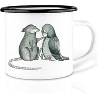 Emaille Tasse | Leicht & Robust | »You Are Perfect« I Camping Becher Handveredelt in Deutschland Cup, Kaffeetasse, Emaillebecher Emaille Tasse | Leicht & Robust | »You Are Perfect« I Camping Becher Handveredelt in Deutschland Cup, Kaffeetasse, Emaillebecher von Ligarti