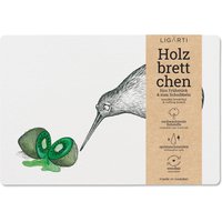 Frühstücksbrettchen Aus Holz | Fsc® Zertifiziert - Spülmaschinenfestes Schneidebrett | 22x15 cm Handgefertigt in Schweden Holzbrettchen von Ligarti
