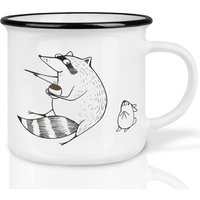 Keramik Tasse | Retro Design | »Kaffeeninchen« Waschbär & Hasen Handveredelt in Deutschland Kaffeetasse, Becher Spülmaschinenfest Keramik Tasse | Retro Design | »Kaffeeninchen« Waschbär & Hasen Handveredelt in Deutschland Kaffeetasse, Becher Spülmaschinenfest von Ligarti