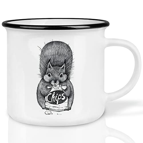 Ligarti® Keramiktasse [Design by H. Ligeti] Design Mug & handveredelter Becher I Spülmaschinengeeignete Tasse, Kaffeetasse, Teetasse, Cup von Ligarti