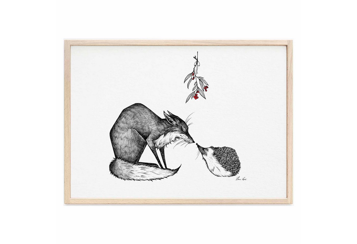 Ligarti Kunstdruck Kunstdruck - Fuchs & Igel Ligarti Kunstdruck Kunstdruck - Fuchs & Igel von Ligarti