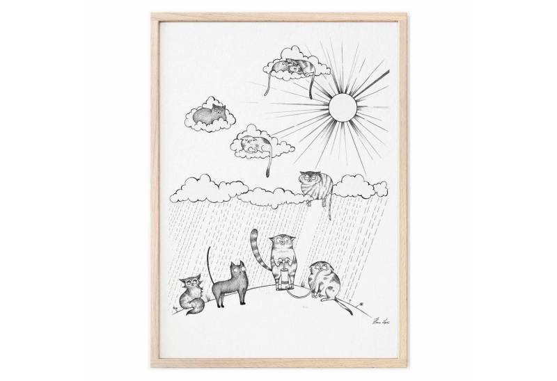 Ligarti Kunstdruck Kunstdruck - Heliumkatzen von Ligarti