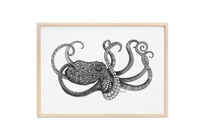 Ligarti Kunstdruck Kunstdruck - Oktopus von Ligarti