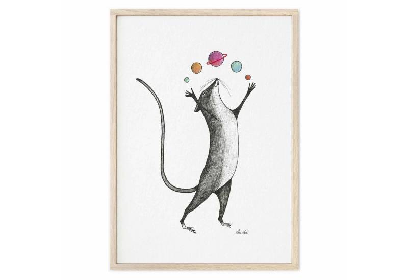 Ligarti Kunstdruck Kunstdruck - Planetenmaus von Ligarti