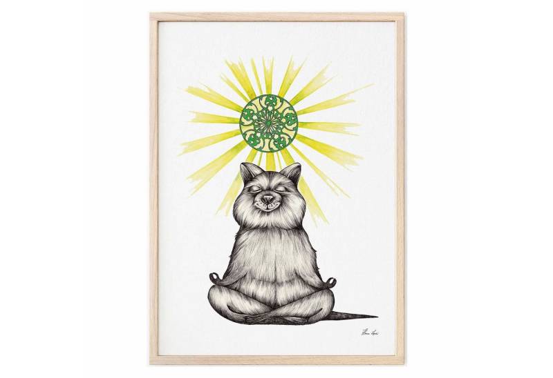 Ligarti Kunstdruck Kunstdruck - Yogibär von Ligarti