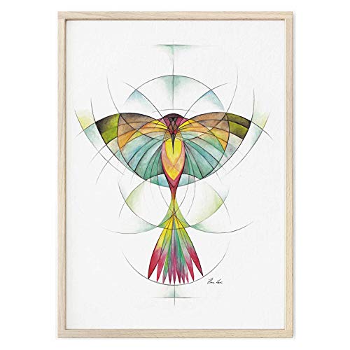 Ligarti Kunstdruck | hochwertiges Poster | Künstlerin Hanna Ligeti | (Geovogel, A2) von Ligarti