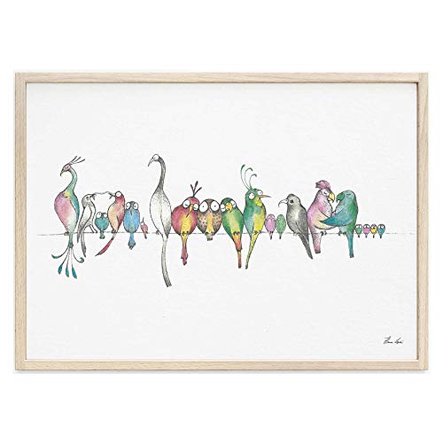 Ligarti Kunstdruck | hochwertiges Poster | Künstlerin Hanna Ligeti | (Vogelparade, A2) von Ligarti