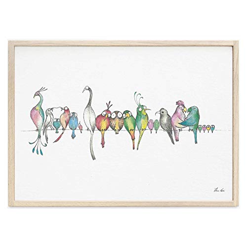Ligarti Kunstdruck | hochwertiges Poster | Künstlerin Hanna Ligeti | (Vogelparade, A3) von Ligarti