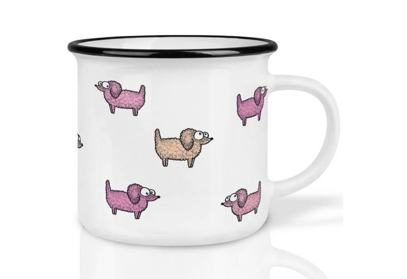 Ligarti Tasse Keramiktasse – Pudel Rudel von Ligarti