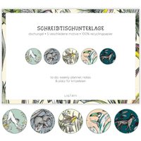 Schreibtischunterlage [Wechselnde Motive] | Dschungel Aus Recyclingpapier Dschungeltiere von Ligarti