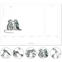 Schreibtischunterlage [Wechselnde Motive] | »Kuscheltiere« Aus Recyclingpapier Verschiedene Tiere von Ligarti