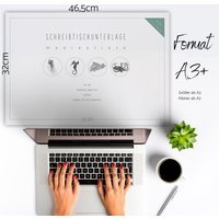 Schreibtischunterlage [Wechselnde Motive] | Meerestiere Aus Recyclingpapier Unterwasser von Ligarti