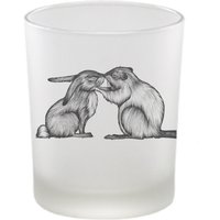 Windlicht Teelicht Kaninchen Und Biber von Ligarti