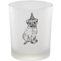 Windlicht Teelicht Mops von Ligarti
