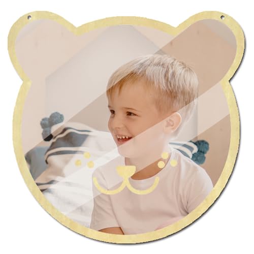 Ligeinsrk Acrylspiegel, niedliche Bärenform Selbstkleber sicherer Kinderspiegel für Kinderzimmer, Badezimmer Ligeinsrk Acrylspiegel, niedliche Bärenform Selbstkleber sicherer Kinderspiegel für Kinderzimmer, Badezimmer von Ligeinsrk