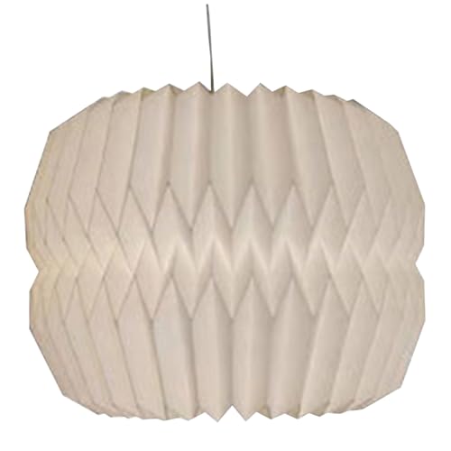 Papierlampenschirme für Deckenlichter Nordic Origami Paper Light Shades Decke faltbare Pendelleuchte Leichter Kunstdekor für Wohnzimmer, Schlafzimmerstil1 -Farbtöne von Ligeinsrk